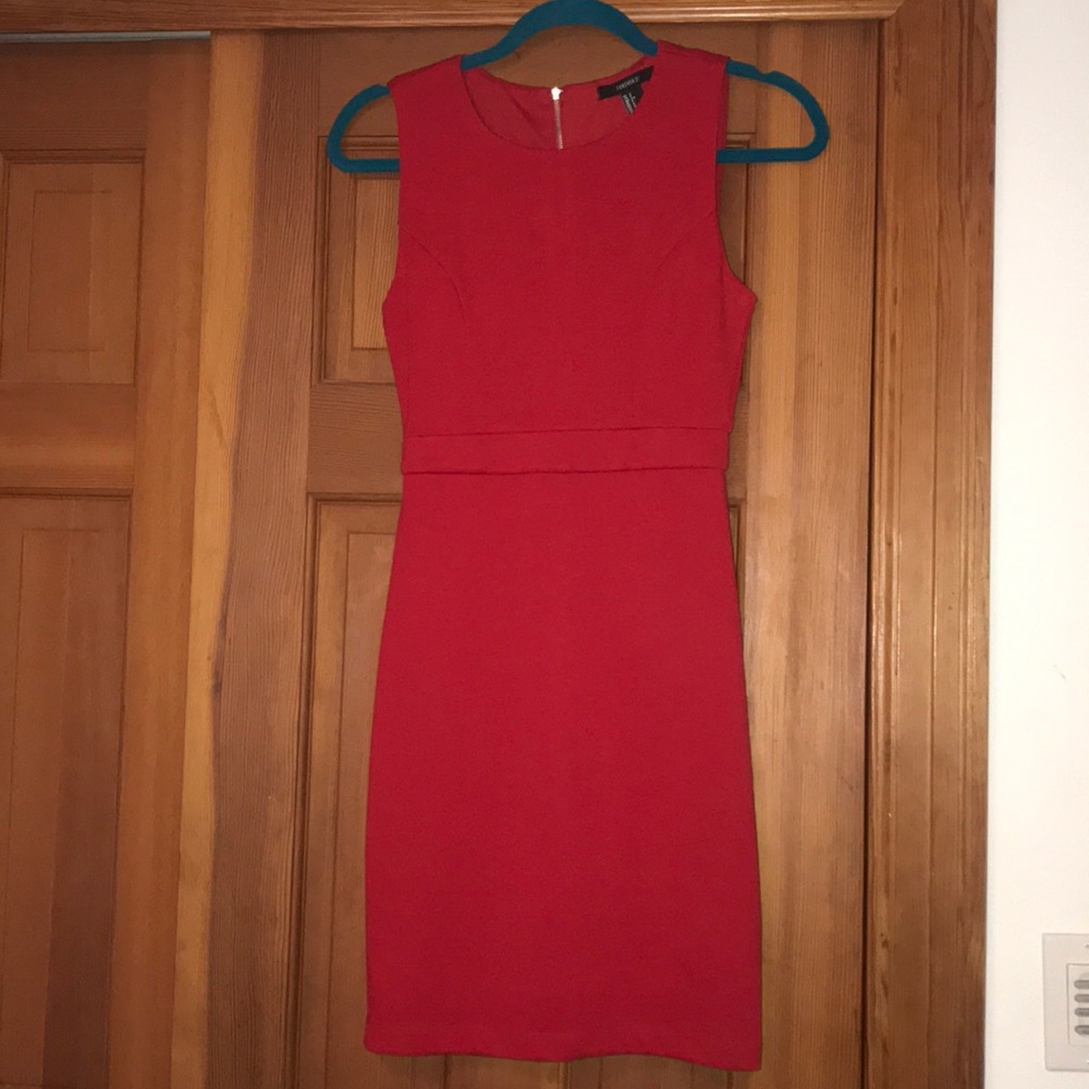 Red Body Con Dress